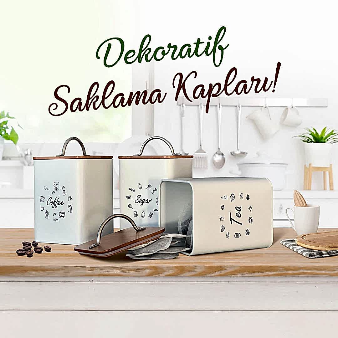 dekoratif saklama kapları instagram postu tasarımı